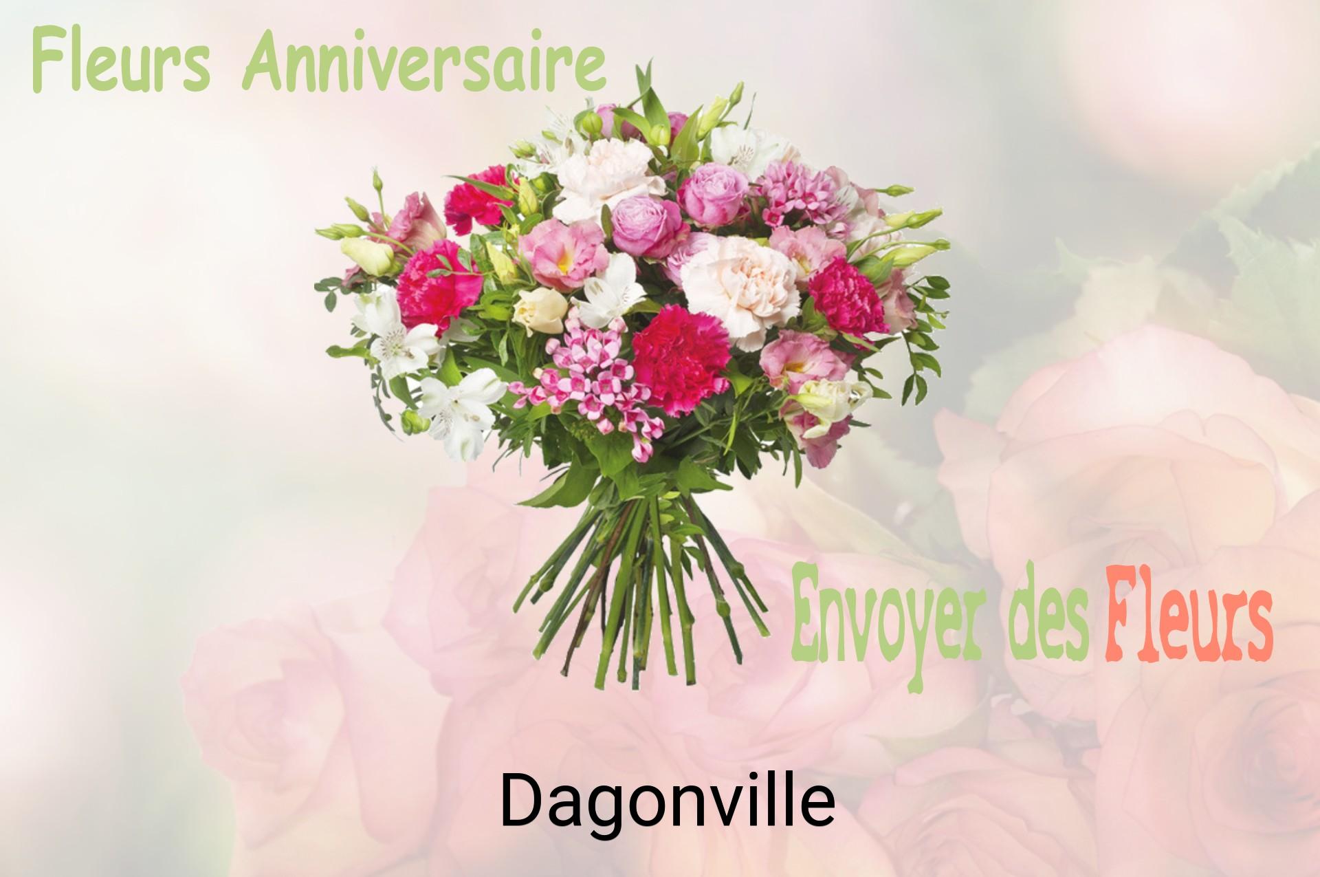Bouquet de fleurs d’anniversaire livré à Dagonville